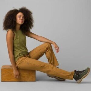 PrAna Halle Straight Convertible Hiking Outdoor Pants in Earthbound Size 6